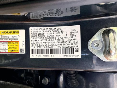 Used 2024 Honda Civic Sport image 34