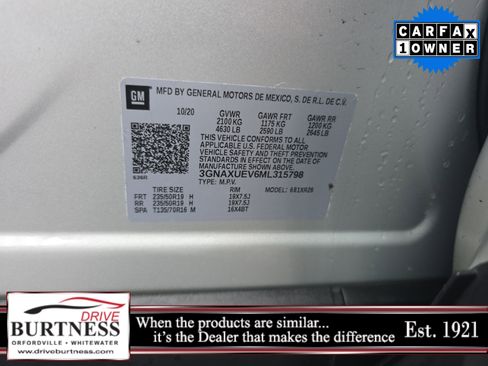 Used 2021 Chevrolet Equinox LT image 30