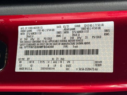 Certified 2021 Ford F150 King Ranch w/ Equipment Group 601A High image 22