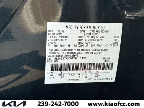 Used 2023 Lincoln Aviator Reserve w/ Equipment Group 201A image 46