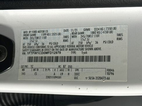 Used 2021 Ford F150 XL w/ Trailer Tow Package RWD image 39