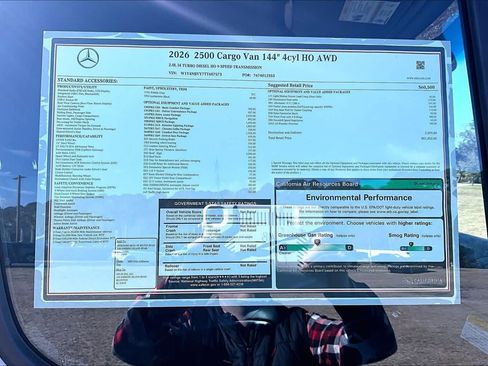 New 2026 Mercedes-Benz Sprinter 2500 image 18