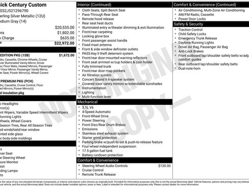 Used 2002 Buick Century Custom w/ Special Edition Pkg image 7