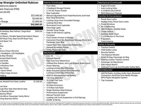 Used 2017 Jeep Wrangler Unlimited Rubicon image 22