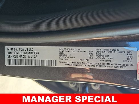 Used 2025 RAM 1500 Big Horn RWD image 41