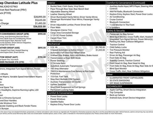 Used 2019 Jeep Cherokee Latitude Plus w/ Comfort/Convenience Group image 15