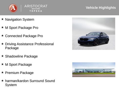 Used 2023 BMW 530i xDrive w/ M Sport Package AWD/4WD image 2