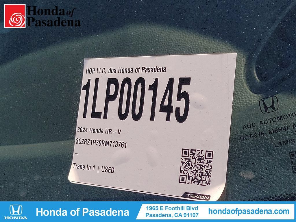 Certified 2024 Honda HR-V LX image 26