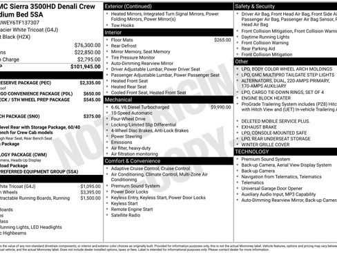 New 2026 GMC Sierra 3500 Denali w/ Denali Reserve Package AWD/4WD image 50
