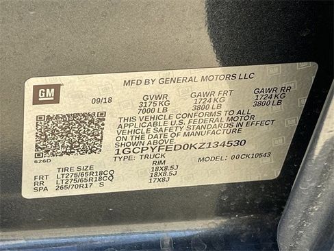 Used 2019 Chevrolet Silverado 1500 LT Trail Boss image 33