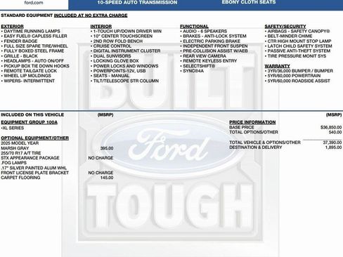 New 2025 Ford Ranger XL image 2