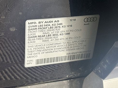 Used 2019 Audi Q5 2.0T Premium Plus w/ Premium Plus Package AWD/4WD image 12