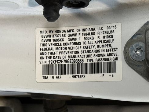 Used 2016 Honda Civic EX image 21