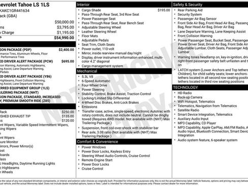 Used 2016 Chevrolet Tahoe LS w/ All-Season Package AWD/4WD image 15