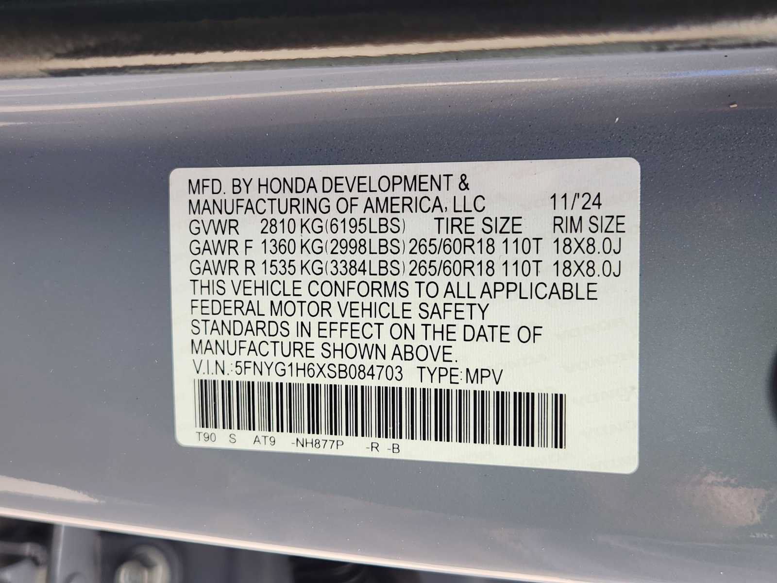 Certified 2025 Honda Pilot TrailSport image 34