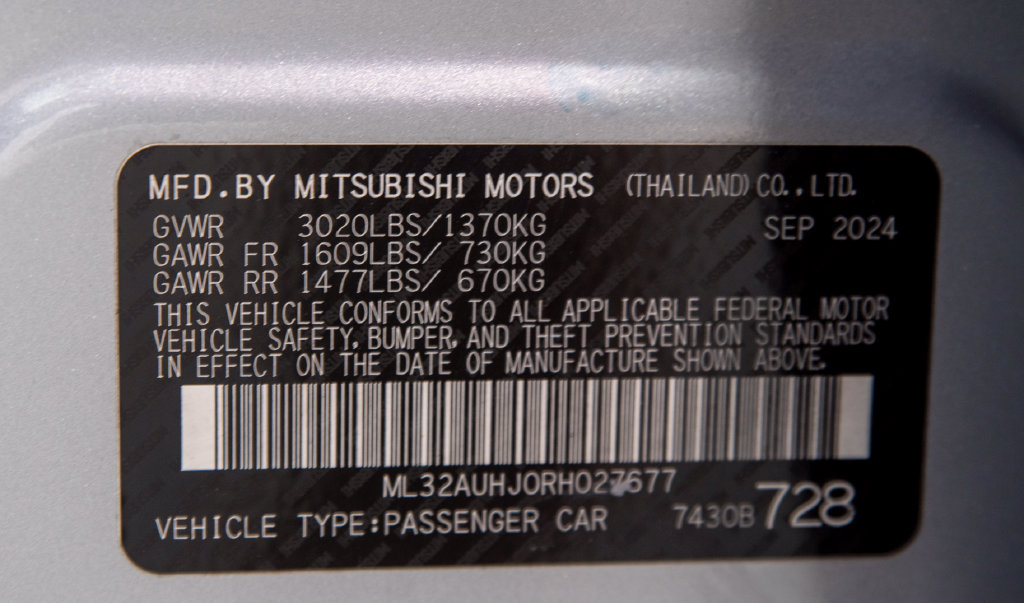 Used 2024 Mitsubishi Mirage FWD image 30