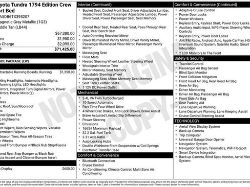 New 2026 Toyota Tundra 1794 Edition AWD/4WD image 4