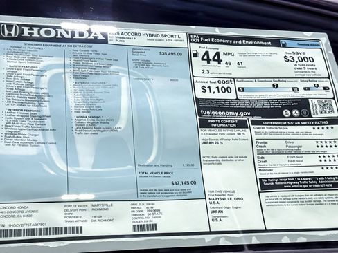 New 2026 Honda Accord Sport image 32
