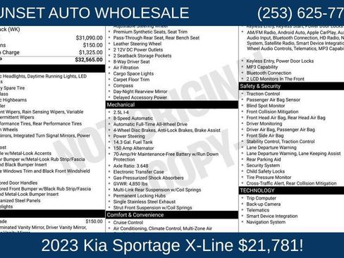 Used 2023 Kia Sportage X-Line AWD/4WD image 44
