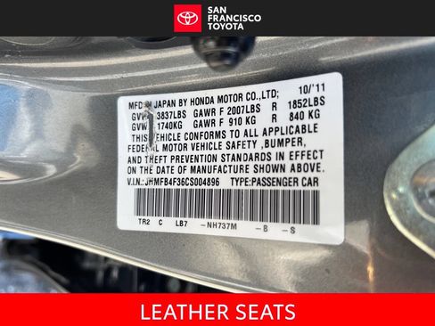 Used 2012 Honda Civic Hybrid Sedan image 36