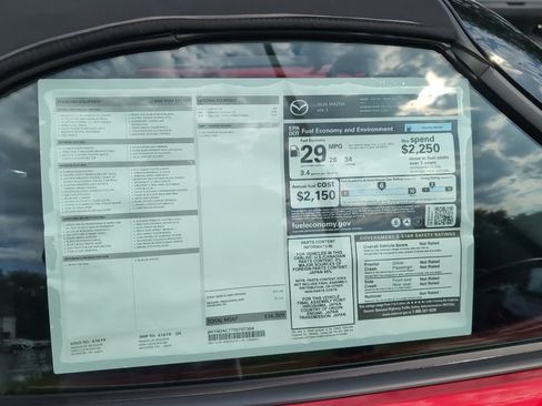 New 2026 MAZDA MX-5 Miata Club w/ Weather Package RWD image 8