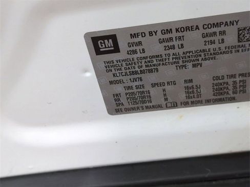 Certified 2020 Chevrolet Trax LT w/ Sun & Sound Package image 32