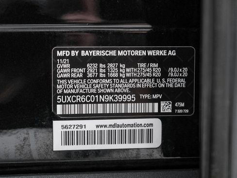 Used 2022 BMW X5 xDrive40i w/ Parking Assistance Package image 61