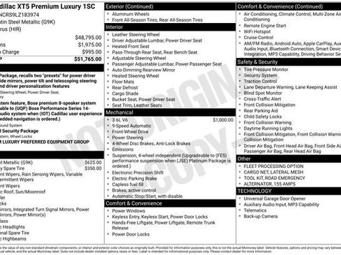 Used 2020 Cadillac XT5 Premium Luxury image 1