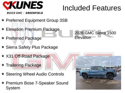 New 2026 GMC Sierra 1500 Elevation w/ Elevation Premium Package image 3