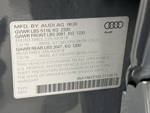 Used 2020 Audi Q3 2.0T Premium w/ Convenience Package image 20