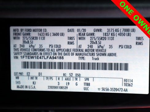 Used 2020 Ford F150 King Ranch w/ Equipment Group 601A Luxury image 46