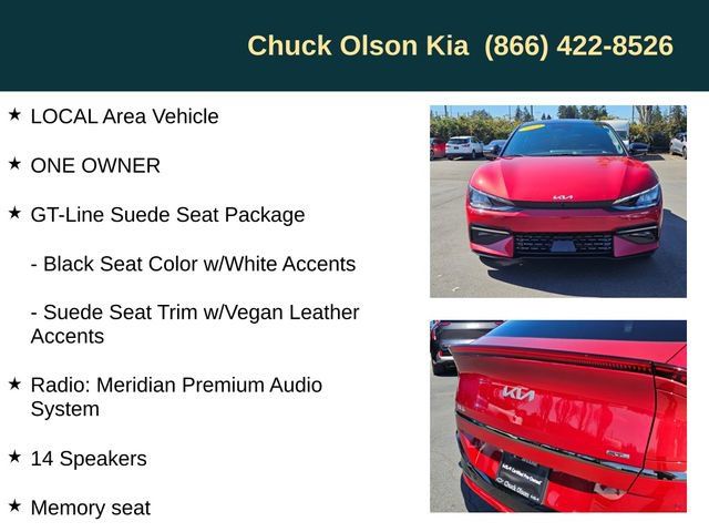 Certified 2023 Kia EV6 GT-Line w/ GT-Line Suede Seat Package AWD/4WD image 5