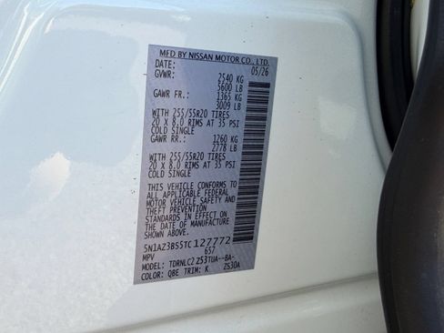 New 2026 Nissan Murano SV AWD/4WD image 28