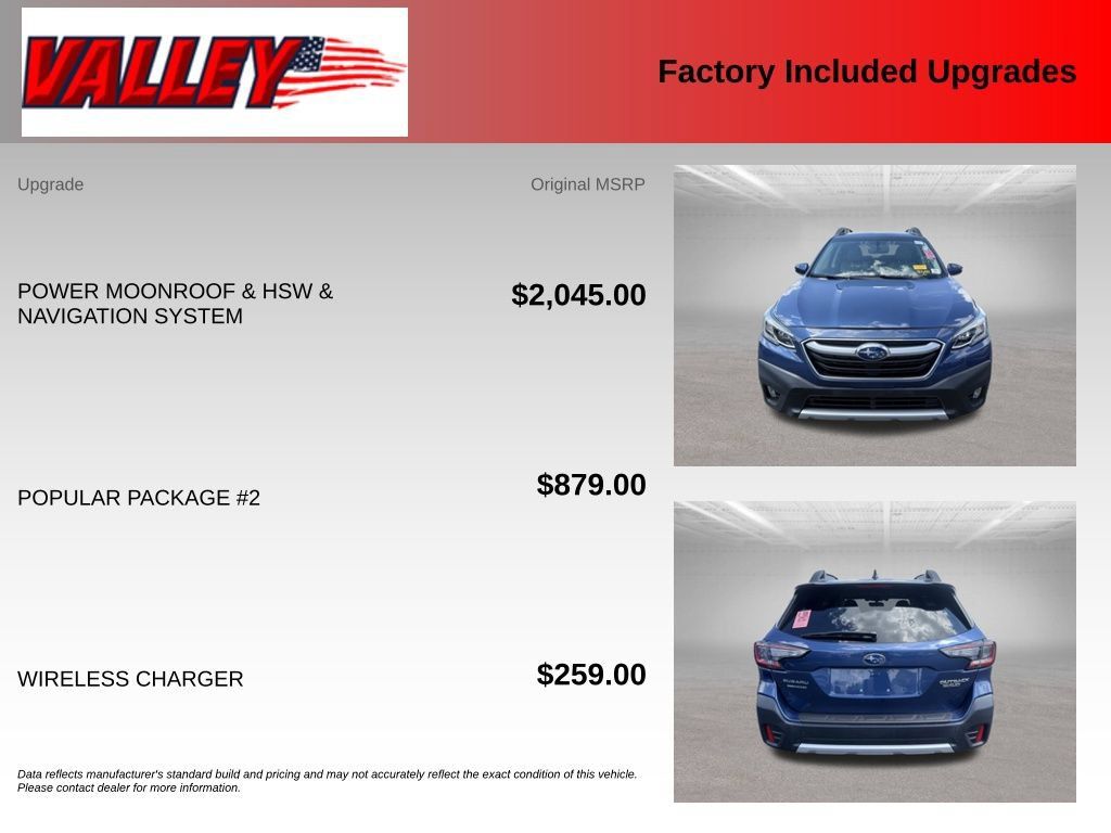 Used 2021 Subaru Outback Limited w/ Popular Package #2 AWD/4WD image 6