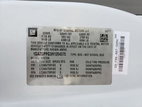 Used 2017 Chevrolet Express 3500 LT w/ LT Preferred Equipment Group image 25