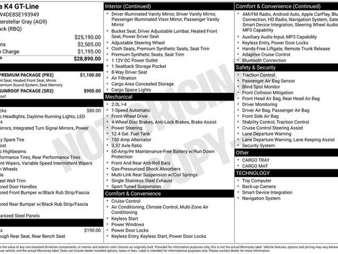 Used 2025 Kia K4 GT-Line w/ GT-Line Premium Package FWD image 6