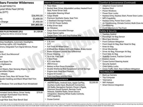 Used 2026 Subaru Forester Wilderness w/ Wilderness Plus Package AWD/4WD image 2
