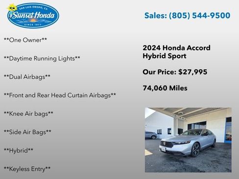 Used 2024 Honda Accord Sport image 7