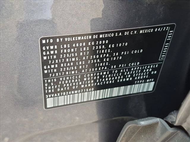 Used 2022 Volkswagen Taos S AWD/4WD image 24