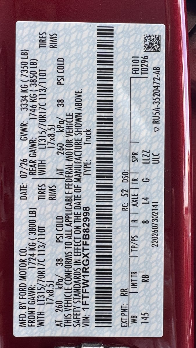 New 2026 Ford F150 Raptor AWD/4WD image 5
