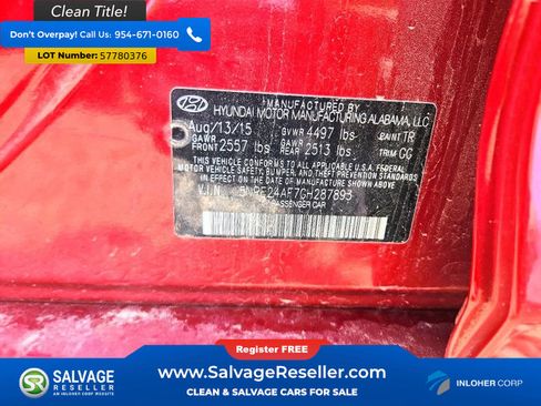 Used 2016 Hyundai Sonata SE w/ Cargo Package FWD image 16