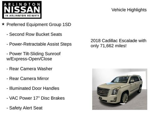 Used 2018 Cadillac Escalade Platinum AWD/4WD image 7