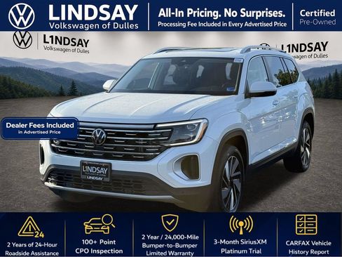 Used 2024 Volkswagen Atlas SEL AWD/4WD image 4