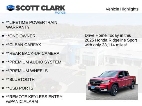 Used 2025 Honda Ridgeline Sport image 11
