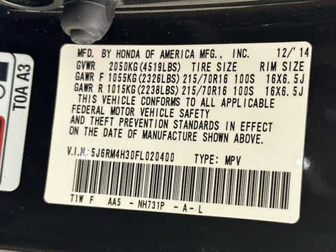 Used 2015 Honda CR-V LX image 12