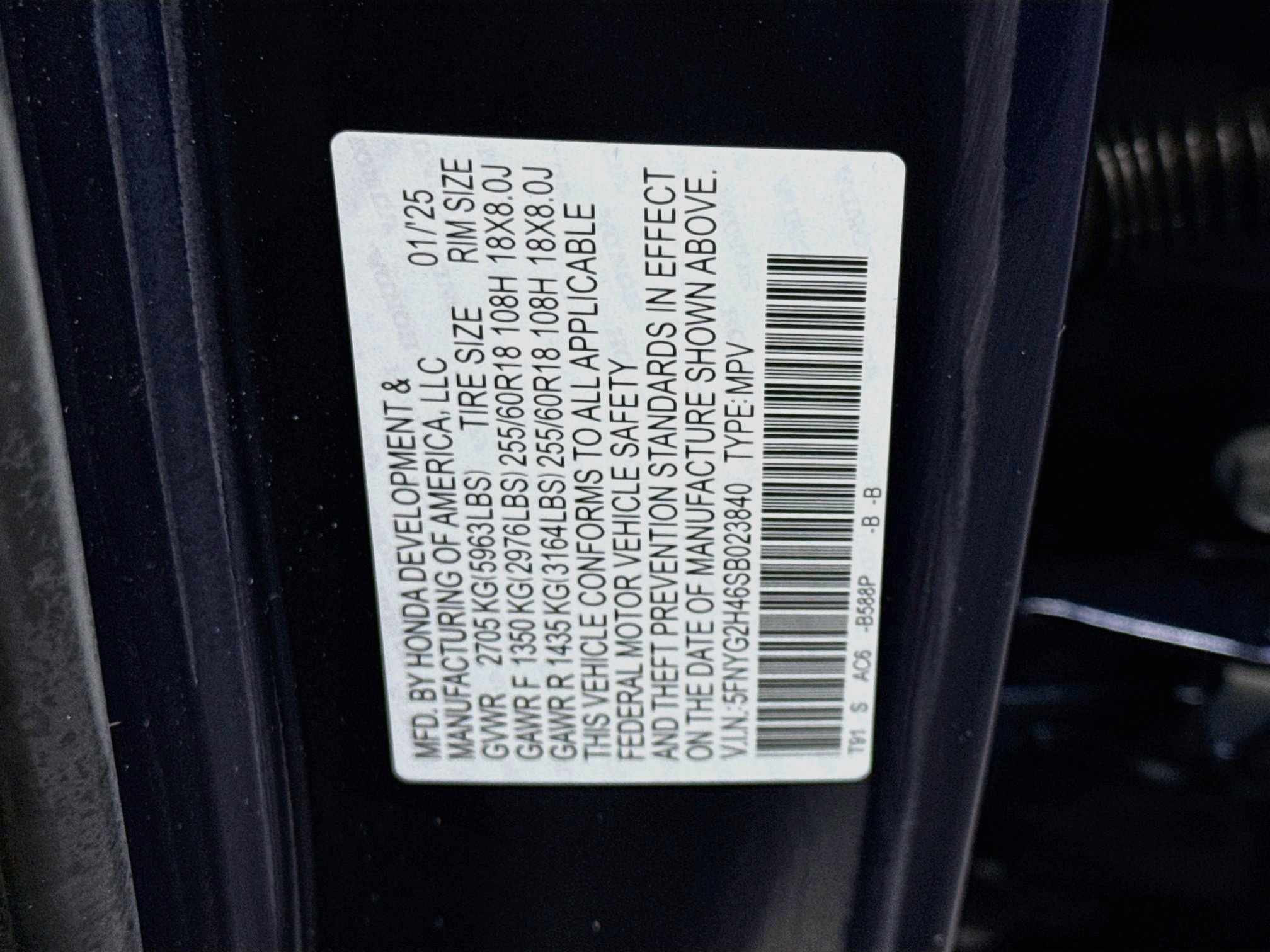 Used 2025 Honda Pilot EX-L image 12
