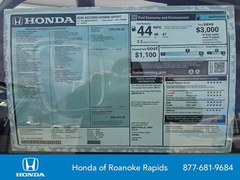 New 2026 Honda Accord Sport image 25