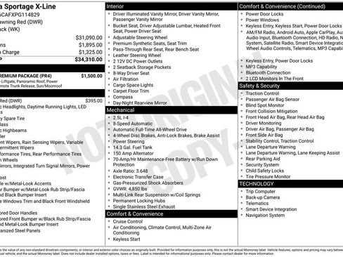 Used 2023 Kia Sportage X-Line w/ X-Line Premium Package AWD/4WD image 9