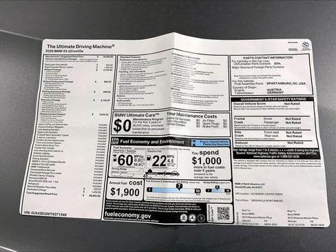New 2026 BMW X5 xDrive50e w/ Executive Package image 22