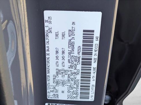 New 2025 Toyota Tacoma SR5 image 17